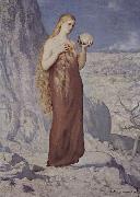 Pierre Puvis de Chavannes Hl. Maria Magdalena in der Wuste Sweden oil painting artist